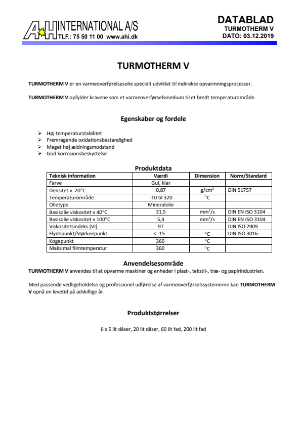 

Turmotherm V

